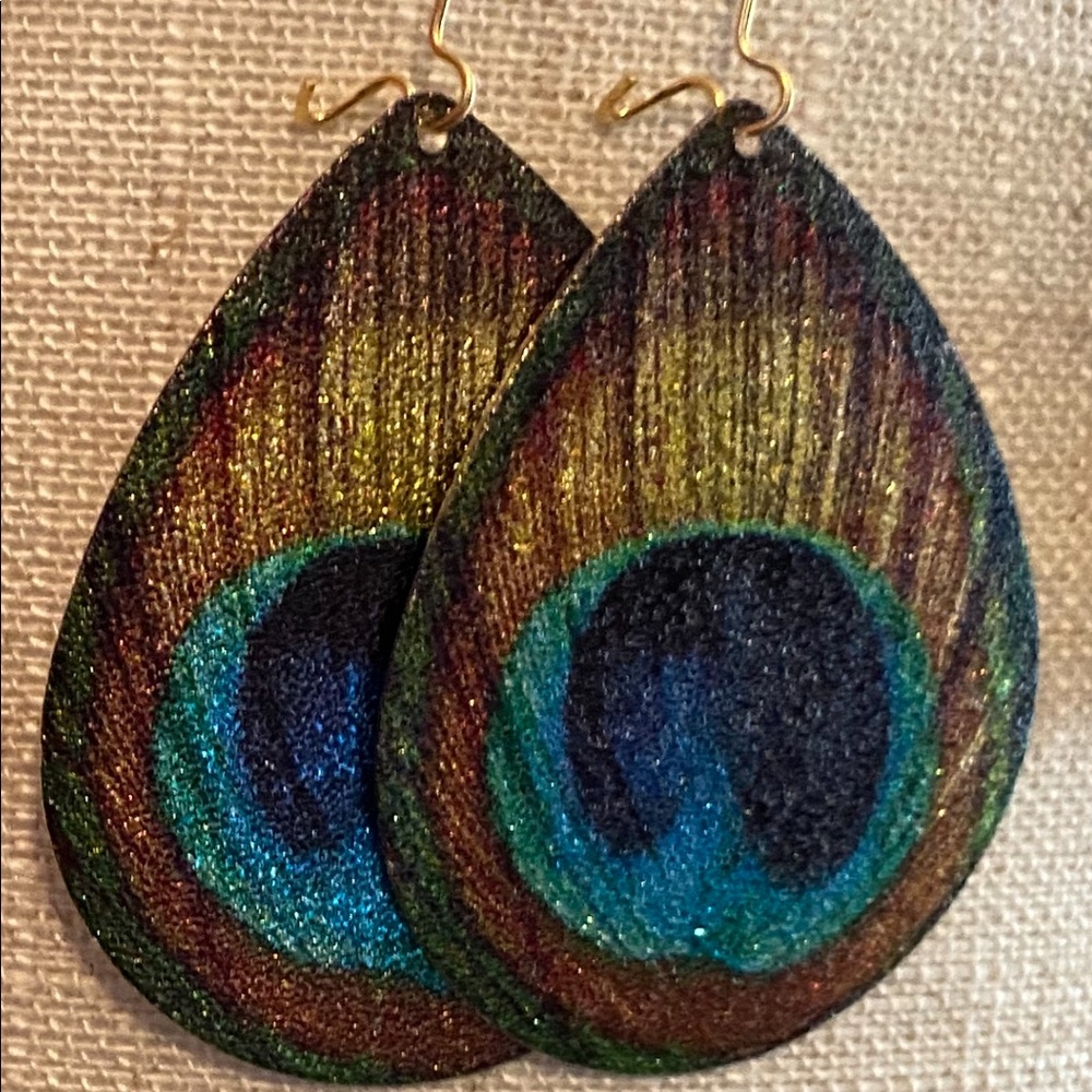 Peacock Earrings